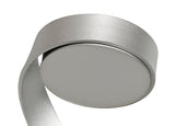 CAP1507 Capella Wall Lamp Left 10W LED in a Chrome/Silver/Frosted Finish