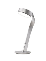 CAP2507 Capella 40cm Table Lamp 10W LED in a Chrome/Silver/Frosted Finish