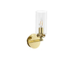 DAB3237 Dabih Wall Lamp 1 Light in a Polished Gold/Clear Finish and Clear Crystal