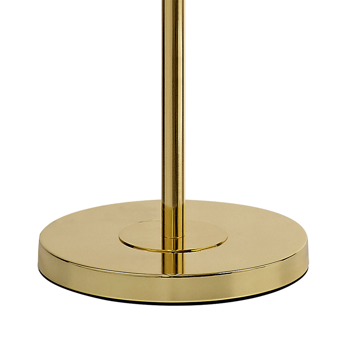 DAB7537 Dabih 170cm Floor Lamp 3 Light in a Polished Gold/Clear Finish