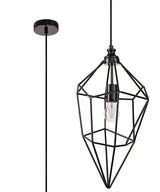 DSI0617 Dsiban Large Pendant 1 Light in a Black Nickel Finish