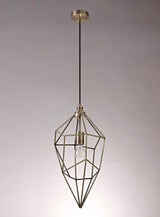 DSI2317 Dsiban Large Pendant 1 Light in a Antique Brass Finish