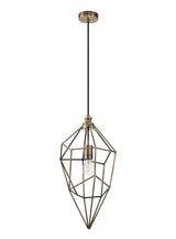 DSI2317 Dsiban Large Pendant 1 Light in a Antique Brass Finish