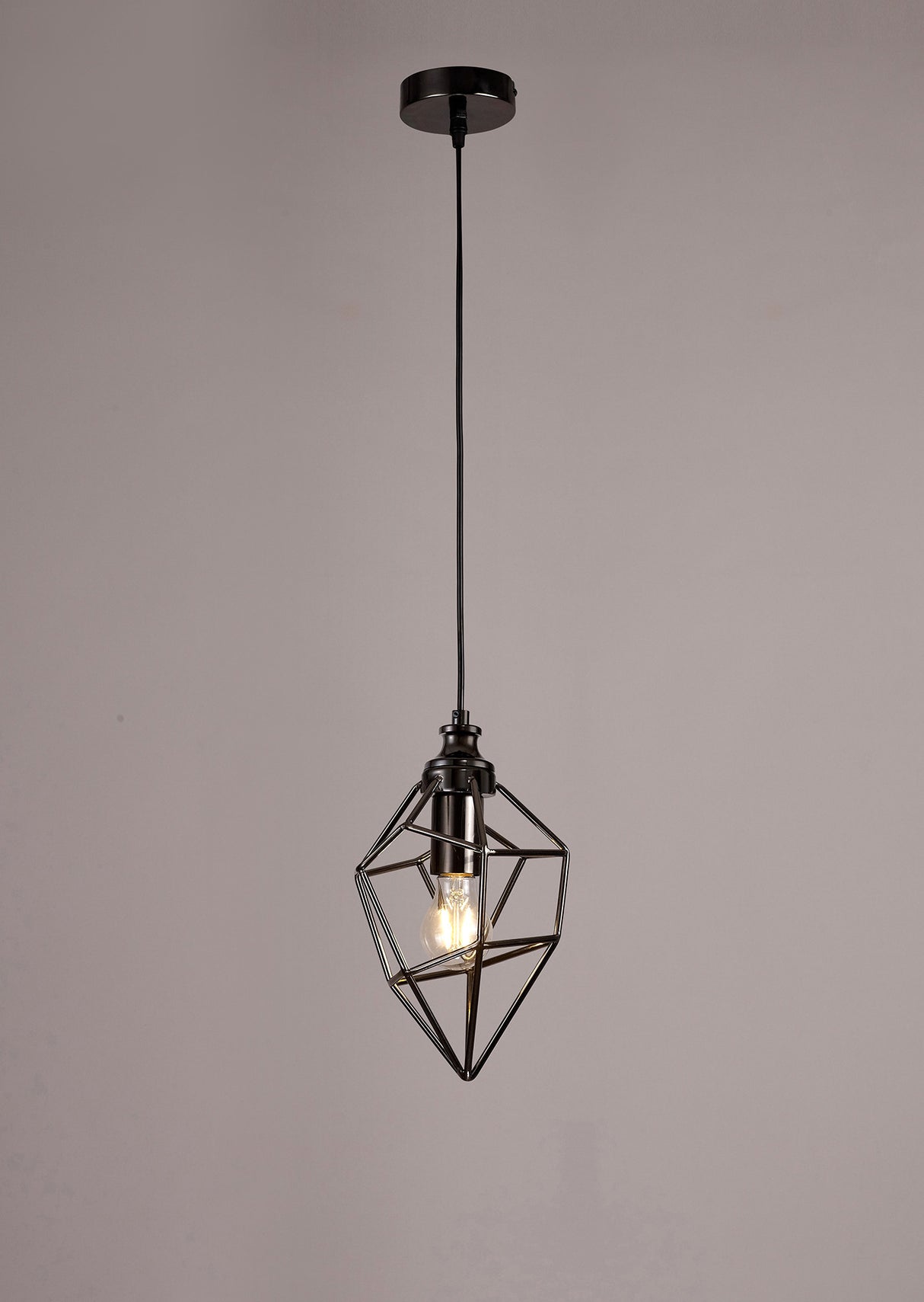 DSI8317 Dsiban Small Pendant 1 Light in a Black Nickel Finish