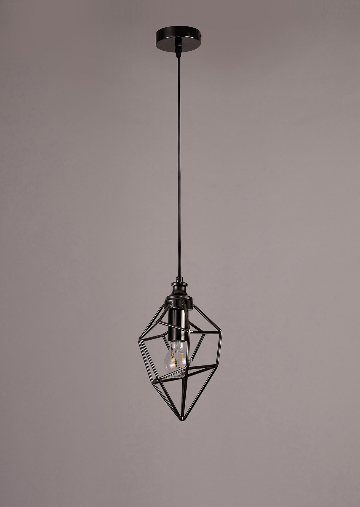 DSI8317 Dsiban Small Pendant 1 Light in a Black Nickel Finish