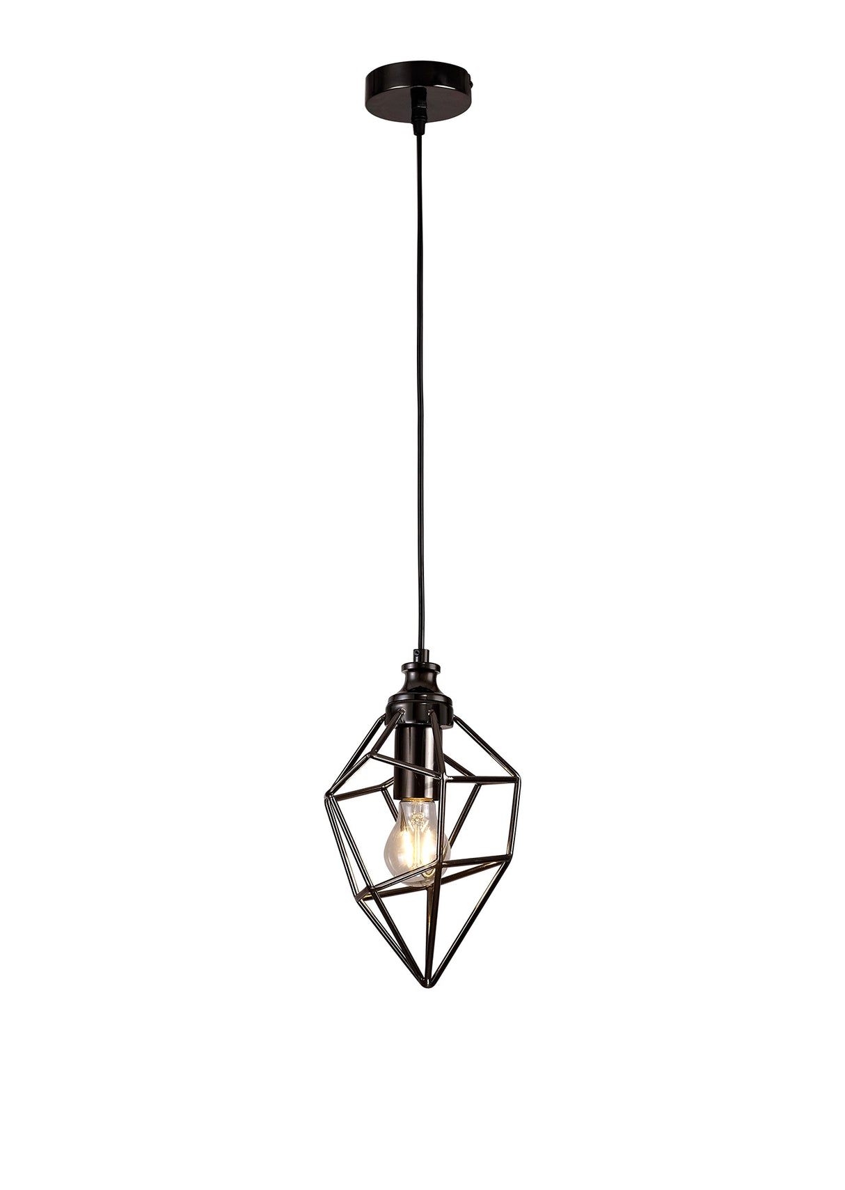 DSI8317 Dsiban Small Pendant 1 Light in a Black Nickel Finish