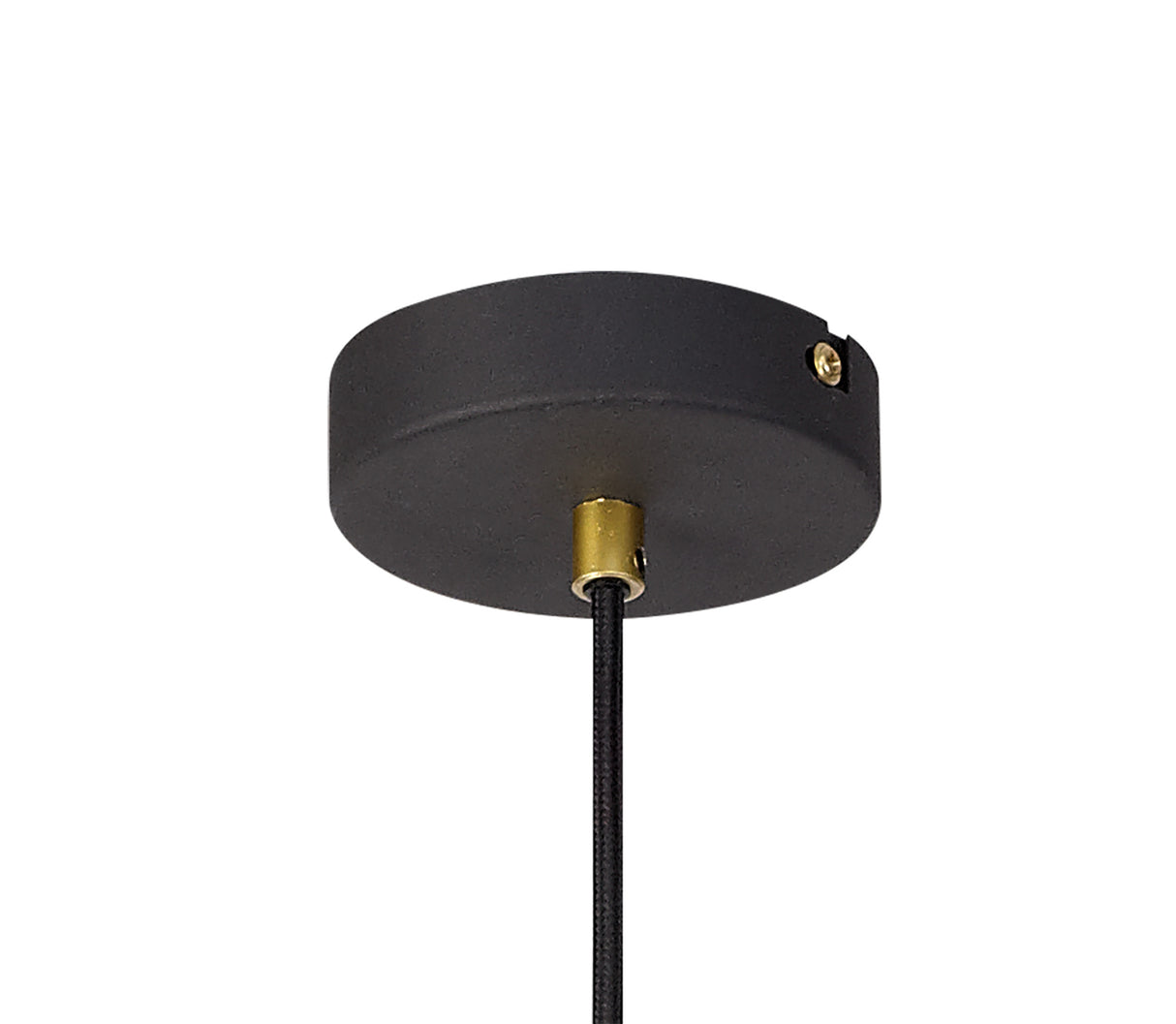 DSI9217 Dsiban Large Pendant 1 Light in a Painted Gold/Sand Black Finish