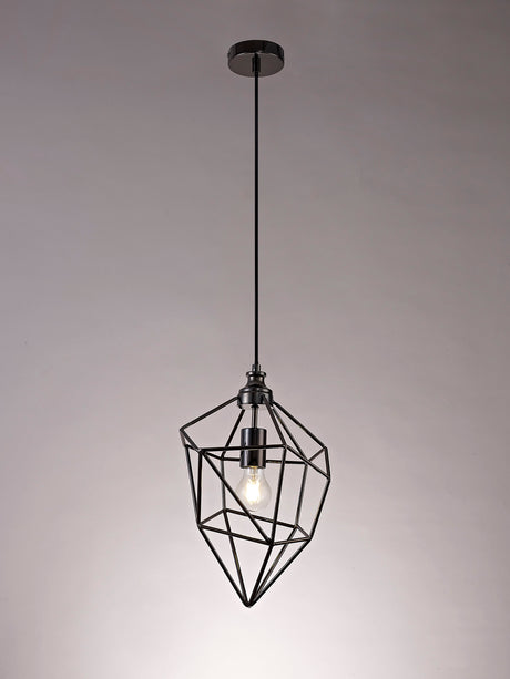 DSI9517 Dsiban Medium Pendant 1 Light in a Black Nickel Finish