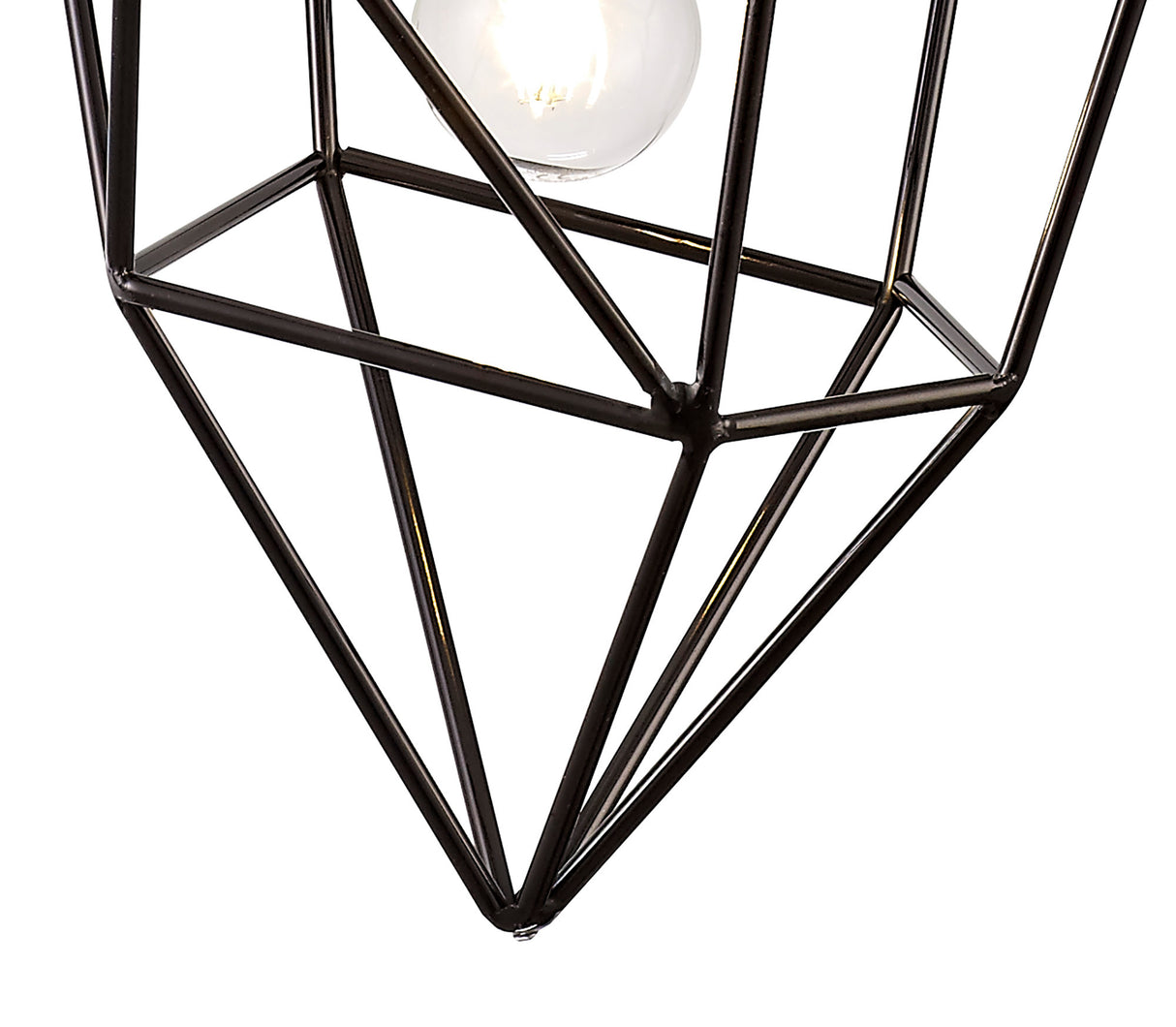 DSI9517 Dsiban Medium Pendant 1 Light in a Black Nickel Finish