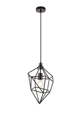 DSI9517 Dsiban Medium Pendant 1 Light in a Black Nickel Finish