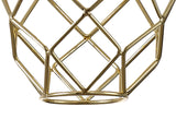 ELB2917 Elbas Curved Cylinder Pendant 1 Light in a Polished Brass Finish