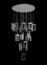 ELE2687 Electra Pendant 94.5W LED (25.8kg) in a Chrome/Clear Finish