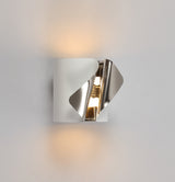 ELK6637 Elkur Wall Lamp 7W LED in a Sand White/Chrome/Frosted Finish