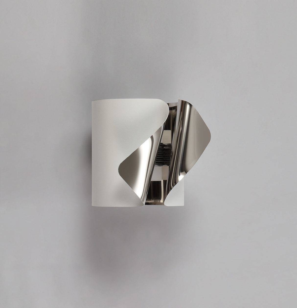 ELK6637 Elkur Wall Lamp 7W LED in a Sand White/Chrome/Frosted Finish