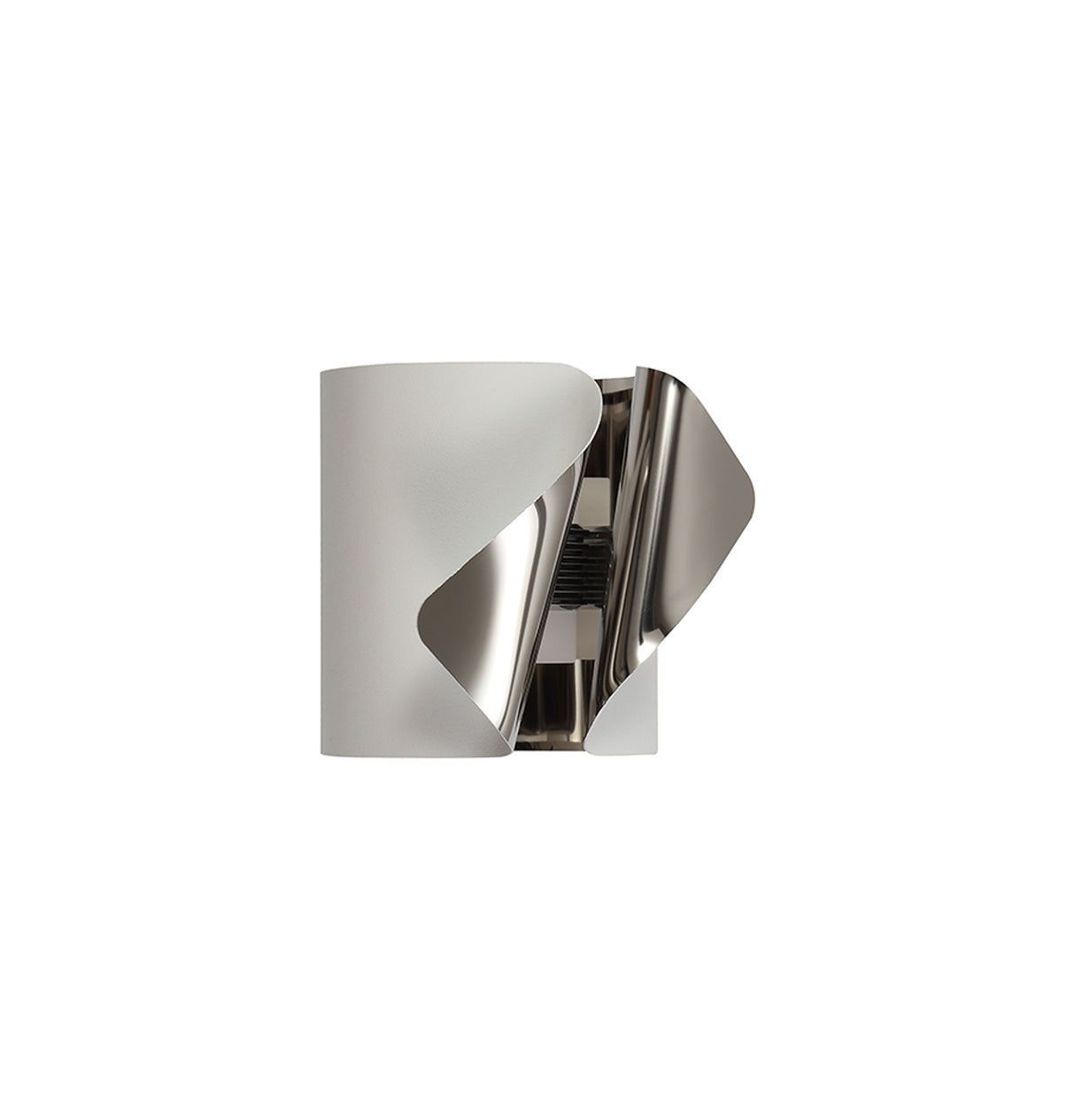 ELK6637 Elkur Wall Lamp 7W LED in a Sand White/Chrome/Frosted Finish