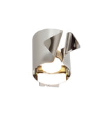 ELK6637 Elkur Wall Lamp 7W LED in a Sand White/Chrome/Frosted Finish