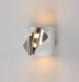 ELK6637 Elkur Wall Lamp 7W LED in a Sand White/Chrome/Frosted Finish