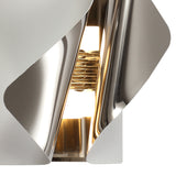 ELK6637 Elkur Wall Lamp 7W LED in a Sand White/Chrome/Frosted Finish