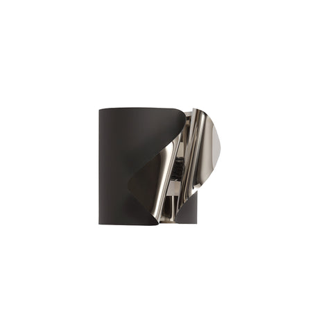 ELK7637 Elkur Wall Lamp 7W LED in a Sand Anthracite/Chrome/Frosted Finish