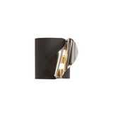 ELK7637 Elkur Wall Lamp 7W LED in a Sand Anthracite/Chrome/Frosted Finish