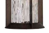 ELO6557 Elon Wall Lamp 1 Light IP54 Indoor/Outdoor Use in a Antique Bronze/Clear Finish