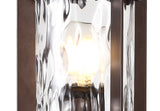 ELO7557 Elon Pedestal Lamp 1 Light IP54 Indoor/Outdoor Use in a Antique Bronze/Clear Finish