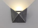 FOR3027 Formosa Wall Lamp 7W LED IP54 Indoor/Outdoor Use in a Black/Silver/Clear Finish