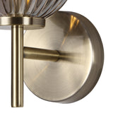 FRA3447 Franz Wall Lamp 1 Light in a Antique Brass/Smoked Finish