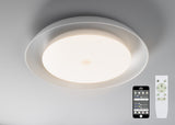 FUN0907 Funi 36W LED Dimmable Ceiling Light in a White/Opal White Finish