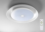 FUN0907 Funi 36W LED Dimmable Ceiling Light in a White/Opal White Finish