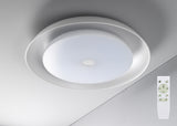 FUN0907 Funi 36W LED Dimmable Ceiling Light in a White/Opal White Finish