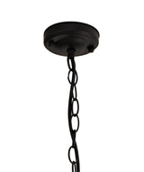 GAK4857 Gakyid Pendant 1 Light IP54 Indoor/Outdoor Use in a Black/Gold/Clear Finish