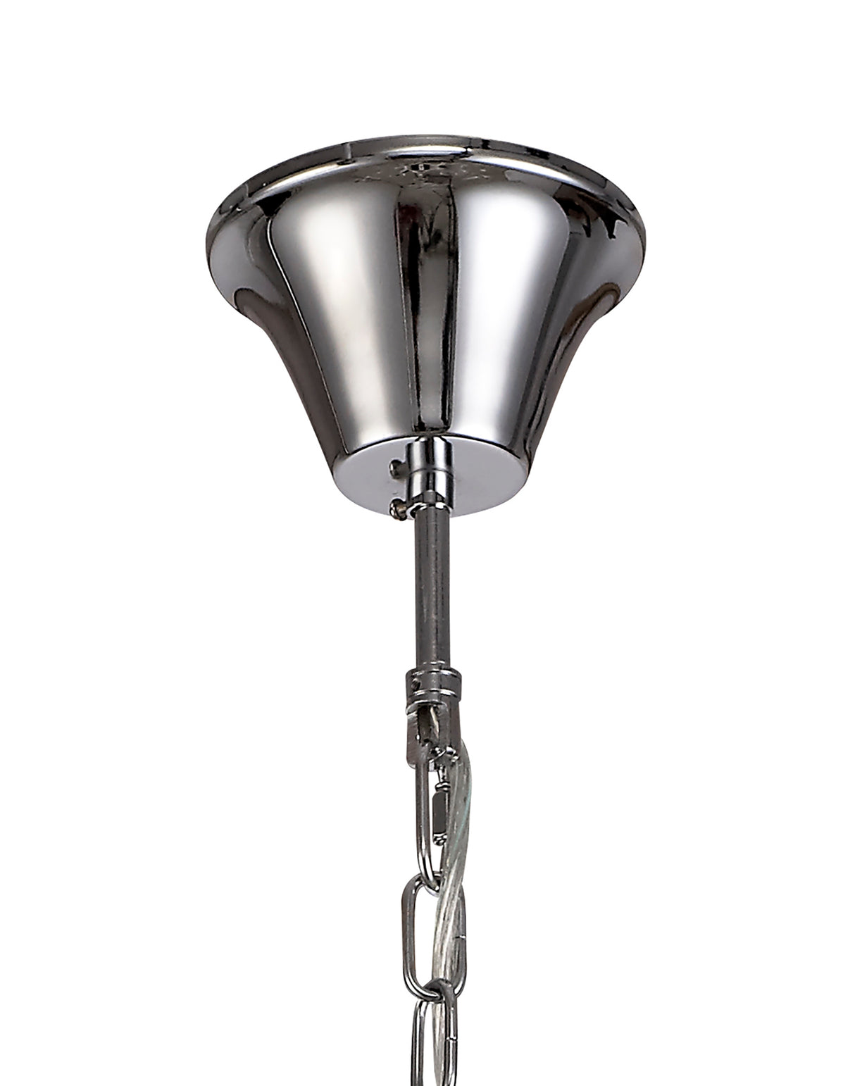 GLO2247 Gloas Pendant 12 Light (Requires Construction/Connection) in a Polished Chrome Finish and Clear Crystal