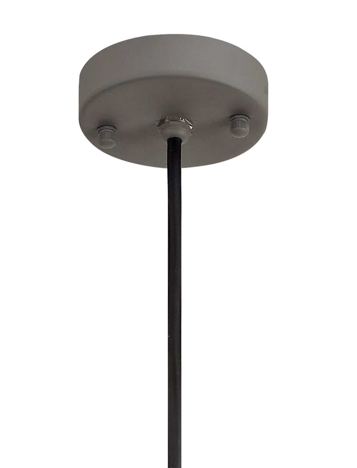 GUN0587 Gunibu Pendant 1 Light E27 IP65 Outdoor in a Matt Black/Grey/Clear Finish