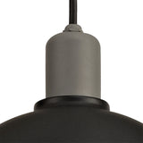 GUN0587 Gunibu Pendant 1 Light E27 IP65 Outdoor in a Matt Black/Grey/Clear Finish