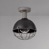 GUN1587 Gunibu Ceiling 1 Light E27 IP65 Outdoor in a Matt Black/Grey/Clear Finish