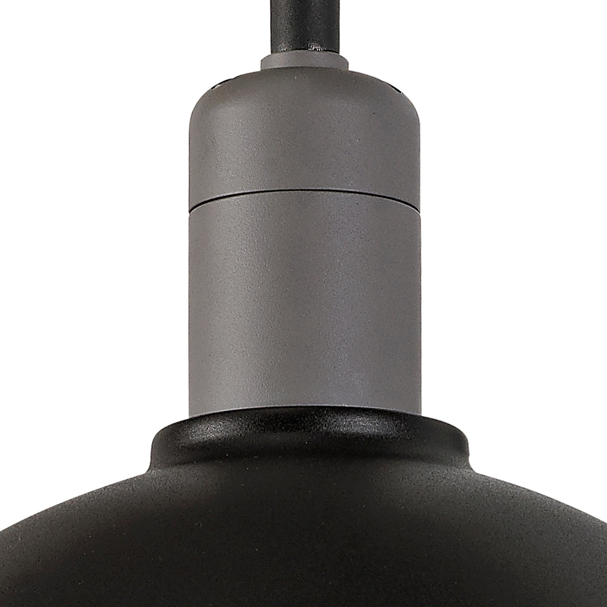 GUN9487 Gunibu Wall Lamp 1 Light E27 IP65 Outdoor in a Matt Black/Grey/Clear Finish