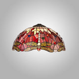 HEZ2727 Heze 40cm Shade Only in a Purple/Pink/Black/Red Finish and Red Crystal