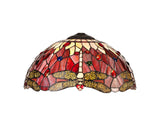 HEZ2727 Heze 40cm Shade Only in a Purple/Pink/Black/Red Finish and Red Crystal