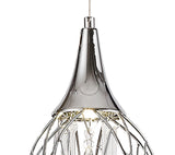 ITO5587 Itonda Pendant Round 1 Light in a Chrome/Clear Finish