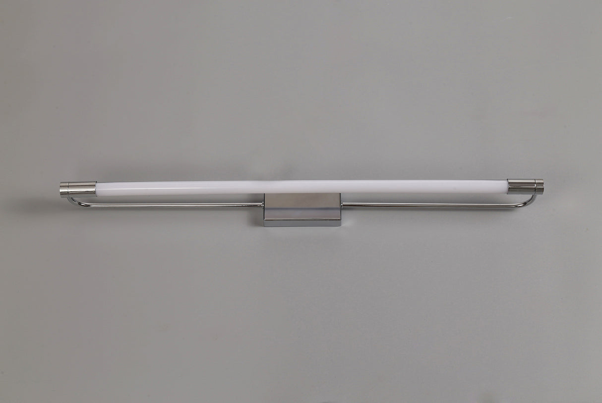 JAY9807 Jayban Wall Lamp 14W LED IP44 in a Chrome/Opal White Finish, Suitable for Bathrooms