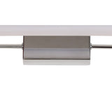 JAY9807 Jayban Wall Lamp 14W LED IP44 in a Chrome/Opal White Finish, Suitable for Bathrooms