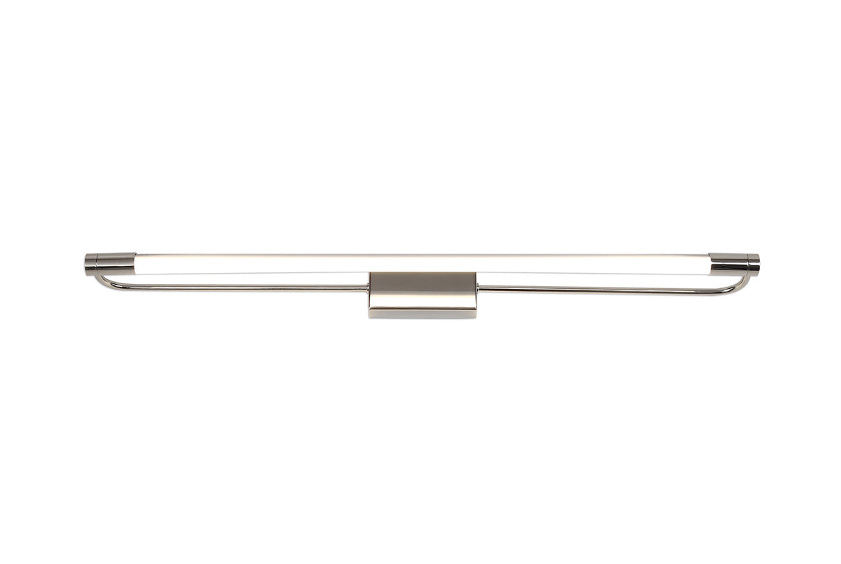 JAY9807 Jayban Wall Lamp 14W LED IP44 in a Chrome/Opal White Finish, Suitable for Bathrooms