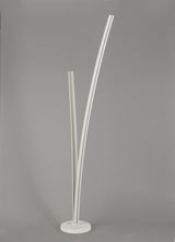 JUP0347 Jupit 153cm Floor Lamp 36W LED in a White/Opal White Finish