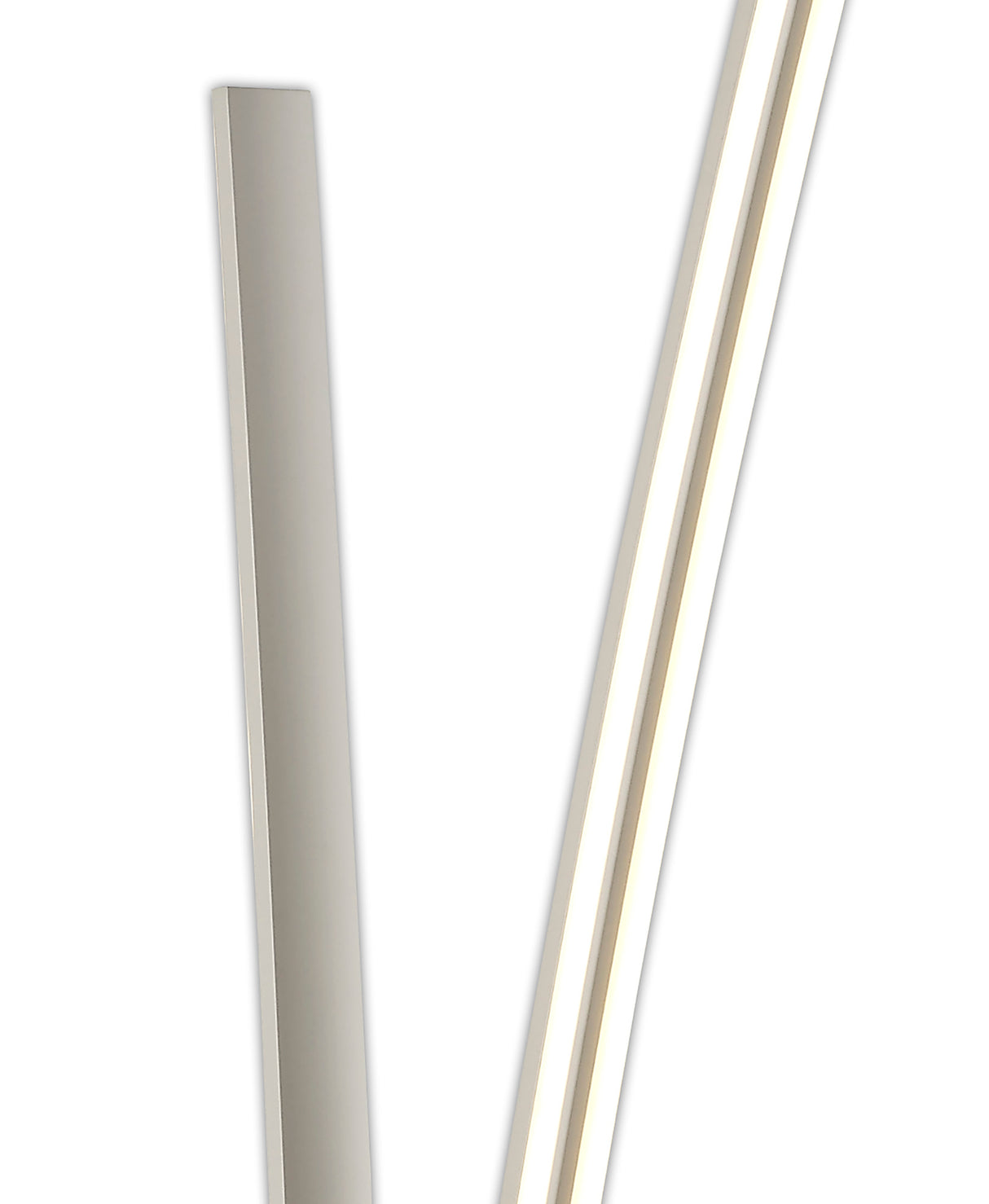 JUP0347 Jupit 153cm Floor Lamp 36W LED in a White/Opal White Finish