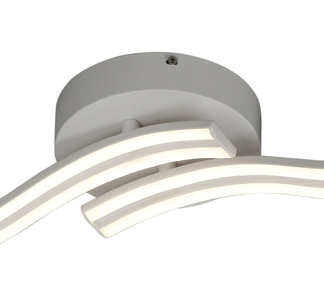 JUP2907 Jupit Ceiling 24W LED in a White/Opal White Finish