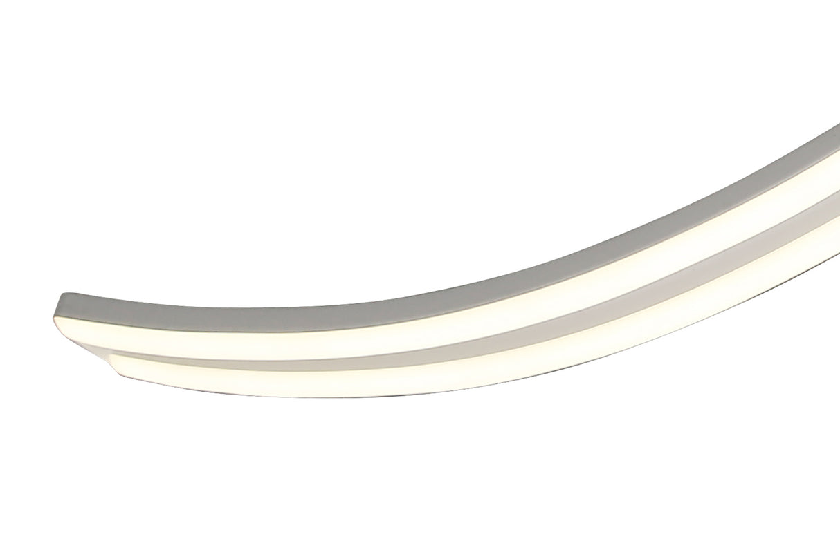 JUP2907 Jupit Ceiling 24W LED in a White/Opal White Finish