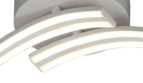 JUP2907 Jupit Ceiling 24W LED in a White/Opal White Finish