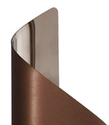 KAL0307 Kalau Small Wall Lamp 8W LED in a Satin Brown/Chrome/Frosted Finish