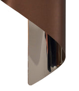 KAL0307 Kalau Small Wall Lamp 8W LED in a Satin Brown/Chrome/Frosted Finish